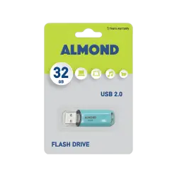 ALMOND FLASH DRIVE USB 2.0 32GB PASTEL ΓΑΛΑΖΙΟ
