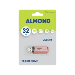 ALMOND FLASH DRIVE USB 2.0 32GB PASTEL ΡΟΖ