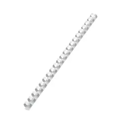 OPUS ΣΠΙΡΑΛ ΒΙΒΛΙΟΔΕΣΙΑΣ ΠΛΑΣΤΙΚΟ 10mm ΛΕΥΚΟ  (Το προιόν πωλείται σε μεμονωμένα τεμάχια του ενός)