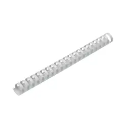 OPUS ΣΠΙΡΑΛ ΒΙΒΛΙΟΔΕΣΙΑΣ ΠΛΑΣΤΙΚΟ 12mm ΛΕΥΚΟ  (Το προιόν πωλείται σε μεμονωμένα τεμάχια του ενός)