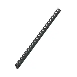 OPUS ΣΠΙΡΑΛ ΒΙΒΛΙΟΔΕΣΙΑΣ ΠΛΑΣΤΙΚΟ 12mm ΜΑΥΡΟ  (Το προιόν πωλείται σε μεμονωμένα τεμάχια του ενός)
