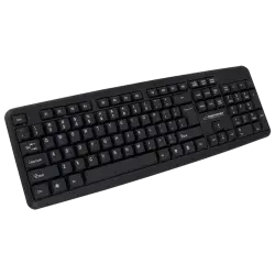 ESPERANZA ΠΛΗΚΤΡΟΛΟΓΙΟ ΕΝΣΥΡΜΑΤΟ USB AMARILLO ΜΑΥΡΟ