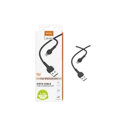 MTK ΚΑΛΩΔΙΟ ΓΙΑ IPHONE IPX/12/13/14 USB ΜΑΥΡΟ