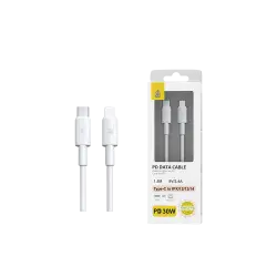 MTK ΚΑΛΩΔΙΟ TYPE C IPHONE IPX/12/13/14 30W/9V/3.4A 1.5m ΛΕΥΚΟ
