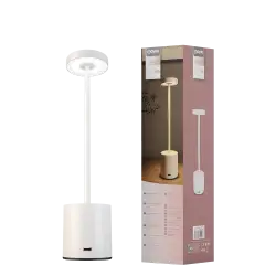 MAYOU ΦΩΤΙΣΤΙΚΟ ΓΡΑΦΕΙΟΥ ΑΦΗΣ LED 3000/4500/6000K/100LM/24 1500mAh ΛΕΥΚΟ