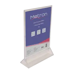 METRON ΣΤΑΝΤ ΕΝΤΥΠΩΝ ΚΑΘΕΤΟ ΔΙΠΛΗΣ ΟΨΗΣ T-SHAPE ΠΛΕΞΙΓΚΛΑΣ Α4