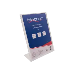 METRON ΣΤΑΝΤ ΕΝΤΥΠΩΝ ΚΑΘΕΤΟ ΜΕ ΚΛΙΣΗ L-SHAPE ΠΛΕΞΙΓΚΛΑΣ Α4