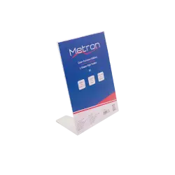 METRON ΣΤΑΝΤ ΕΝΤΥΠΩΝ ΚΑΘΕΤΟ ΜΕ ΚΛΙΣΗ L-SHAPE ΠΛΕΞΙΓΚΛΑΣ Α5