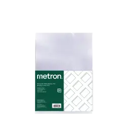 METRON ΕΞΩΦΥΛΛΟ ΒΙΒΛΙΟΔΕΣΙΑΣ PVC Α4 140mic ΔΙΑΦΑΝΟ 100 ΤΕΜΑΧΙΑ (Το προιόν πωλείται σε μεμονωμένα τεμάχια του ενός)