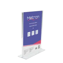 METRON ΣΤΑΝΤ ΕΝΤΥΠΩΝ ΚΑΘΕΤΟ ΔΙΠΛΗΣ ΟΨΗΣ T-SHAPE ΠΛΕΞΙΓΚΛΑΣ Α4