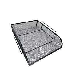 METRON ΔΙΣΚΟΣ ΓΡΑΦΕΙΟΥ ΜΕΤΑΛΛΙΚΟΣ 26.8x33.5x8.3cm ΜΑΥΡΟΣ