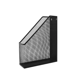 METRON ΑΡΧΕΙΟΘΗΚΗ ΜΕΤΑΛΛΙΚΗ 25x7.2x31.5cm ΜΑΥΡΗ