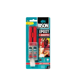 BISON ΚΟΛΛΑ ΡΕΥΣΤΗ ΕΠΟΞΙΚΗ BLISTER 5 ΛΕΠΤΩΝ 24ml