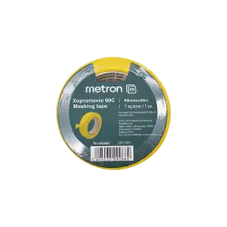 METRON ΧΑΡΤΟΤΑΙΝΙΑ 60C 50mmx40m ΚΙΤΡΙΝΗ 6 ΤΕΜΑΧΙΑ (Το προιόν πωλείται σε μεμονωμένα τεμάχια του ενός)