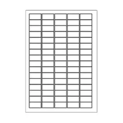 SOREX ΕΤΙΚΕΤΕΣ ΑΥΤΟΚΟΛΛΗΤΕΣ ΓΙΑ ΕΚΤΥΠΩΤΗ A4 5x16cm 35.6x16.9mm 100 ΦΥΛΛΑ