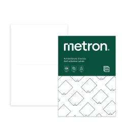 METRON ΕΤΙΚΕΤΕΣ ΑΥΤΟΚΟΛΛΗΤΕΣ ΕΚΤΥΠΩΤΗ 2 ΤΕΜΑΧΙΑ ΑΝΑ ΦΥΛΛΟ Α4 210x148mm 100 ?