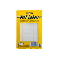 STEF ΕΤΙΚΕΤΕΣ ΑΥΤΟΚΟΛΛΗΤΕΣ 15x20mm 42/ΦΥΛΛΟ ΛΕΥΚΕΣ 40 ΦΥΛΛΑ