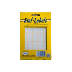 STEF ΕΤΙΚΕΤΕΣ ΑΥΤΟΚΟΛΛΗΤΕΣ 19x32mm 25/ΦΥΛΛΟ ΛΕΥΚΕΣ 40 ΦΥΛΛΑ