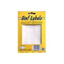 STEF ΕΤΙΚΕΤΕΣ ΑΥΤΟΚΟΛΛΗΤΕΣ 30x10mm 39/ΦΥΛΛΟ ΛΕΥΚΕΣ 40 ΦΥΛΛΑ