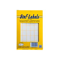 STEF ΕΤΙΚΕΤΕΣ ΑΥΤΟΚΟΛΛΗΤΕΣ 16x24mm 36/ΦΥΛΛΟ ΛΕΥΚΕΣ 40 ΦΥΛΛΑ