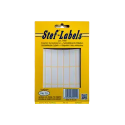 STEF ΕΤΙΚΕΤΕΣ ΑΥΤΟΚΟΛΛΗΤΕΣ 12x40mm 24/ΦΥΛΛΟ ΛΕΥΚΕΣ 40 ΦΥΛΛΑ