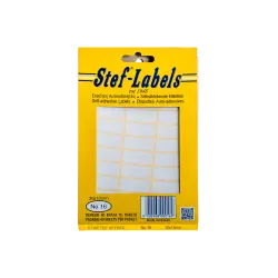 STEF ΕΤΙΚΕΤΕΣ ΑΥΤΟΚΟΛΛΗΤΕΣ 30x13mm 30/ΦΥΛΛΟ ΛΕΥΚΕΣ 40 ΦΥΛΛΑ