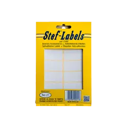 STEF ΕΤΙΚΕΤΕΣ ΑΥΤΟΚΟΛΛΗΤΕΣ 50x23mm 12/ΦΥΛΛΟ ΛΕΥΚΕΣ 40 ΦΥΛΛΑ