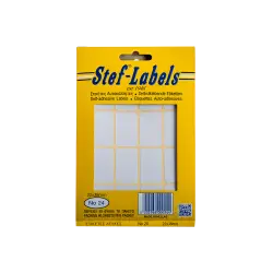 STEF ΕΤΙΚΕΤΕΣ ΑΥΤΟΚΟΛΛΗΤΕΣ 22x38mm 16/ΦΥΛΛΟ ΛΕΥΚΕΣ 40 ΦΥΛΛΑ