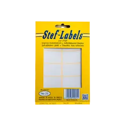 STEF ΕΤΙΚΕΤΕΣ ΑΥΤΟΚΟΛΛΗΤΕΣ 48x28mm 10/ΦΥΛΛΟ ΛΕΥΚΕΣ 40 ΦΥΛΛΑ
