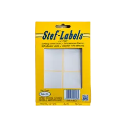 STEF ΕΤΙΚΕΤΕΣ ΑΥΤΟΚΟΛΛΗΤΕΣ 50x72mm 4/ΦΥΛΛΟ ΛΕΥΚΕΣ 40 ΦΥΛΛΑ