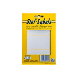 STEF ΕΤΙΚΕΤΕΣ ΑΥΤΟΚΟΛΛΗΤΕΣ 100x50mm 3/ΦΥΛΛΟ ΛΕΥΚΕΣ 40 ΦΥΛΛΑ