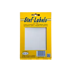 STEF ΕΤΙΚΕΤΕΣ ΑΥΤΟΚΟΛΛΗΤΕΣ 104x146mm 1/ΦΥΛΛΟ ΛΕΥΚΕΣ 40 ΦΥΛΛΑ