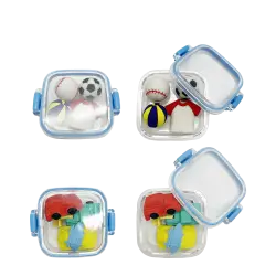 METRON KIDS ΓΟΜΑ ΚΟΥΤΙ ΠΛΑΣΤΙΚΟ 3-4 ΤΕΜΑΧΙΑ ΜΠΛΕ ΑΣΣΟΡΤΙ 24 ΤΕΜΑΧΙΑ (Το προιόν πωλείται σε μεμονωμένα τεμάχια του ενός)