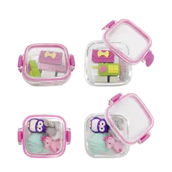 METRON KIDS ΓΟΜΑ ΚΟΥΤΙ ΠΛΑΣΤΙΚΟ 3-4Τ ΡΟΖ ΑΣΣΟΡΤΙ 24 ΤΕΜΑΧΙΑ (Το προιόν πωλείται σε μεμονωμένα τεμάχια του ενός)