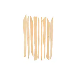 METRON ART ΓΛΥΦΙΔΕΣ ΠΗΛΟΥ ΞΥΛΙΝΕΣ BLISTER 9 ΤΕΜΑΧΙΑ