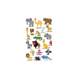 BSB ΑΥΤΟΚΟΛΛΗΤΑ 3 ΦΥΛΛΑ 7.8x12.5cm ΖΩΑΚΙΑ