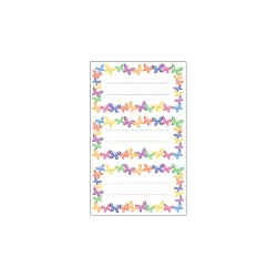 BSB ΕΤΙΚΕΤΕΣ ΑΥΤΟΚΟΛΛΗΤΕΣ ΣΧΟΛΙΚΕΣ 3 ΦΥΛΛΑ 7.8x12.5cm ΠΕΤΑΛΟΥΔΕΣ