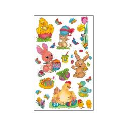 BSB ΑΥΤΟΚΟΛΛΗΤΑ BLISTER 3Φ. 78x125mm ΠΑΣΧΑ ΛΑΓΟΥΔΑΚΙΑ & ΚΟΤΟΠΟΥΛΑΚΙΑ