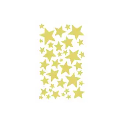 BSB ΑΥΤΟΚΟΛΛΗΤΑ ΧΡΙΣΤΟΥΓΕΝΝΩΝ ΚΑΡΤΕΛΑ 1 ΦΥΛΛΟ 7.8x12.5cm ΑΣΤΕΡΙΑ ΔΙΑΦΟΡ