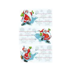 BSB ΑΥΤΟΚΟΛΛΗΤΑ ΧΡΙΣΟΥΓΕΝΝΙΑΤΙΚΑ 2 ΦΥΛΛΑ 7.8x12.5cm ΑΓΙΟΣ ΒΑΣΙΛΗΣ ΤΑΜΠΕ