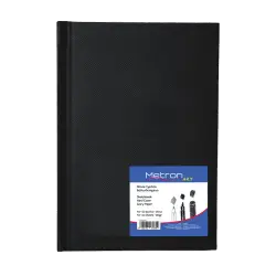 METRON ART ΜΠΛΟΚ ΣΧΕΔΙΟΥ ΒΙΒΛΙΟΔΕΤΗΜΕΝΟ Α4 110 ΦΥΛΛΑ 100gsm ΜΑΥΡΟ