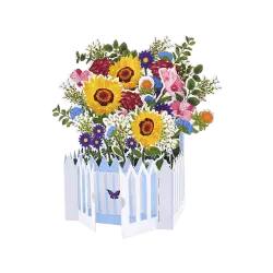 ORIGAMO ΚΑΡΤΑ ΕΥΧΕΤΗΡΙΑ FLOBOX ΚΗΠΟΣ 22.3x26cm FLOREVER