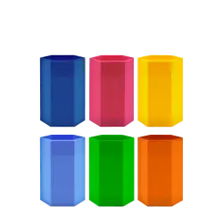 METRON ΜΟΛΥΒΟΘΗΚΗ ΠΟΛΥΓΩΝΗ ΠΛΑΣΤΙΚΗ FUN ΧΡΩΜΑΤΑ ΑΣΣΟΡΤΙ