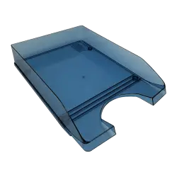 METRON ΔΙΣΚΟΣ ΓΡΑΦΕΙΟΥ ΠΛΑΣΤΙΚΟΣ ΔΙΑΦΑΝΟ BLUE BLACK