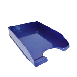 METRON ΔΙΣΚΟΣ ΓΡΑΦΕΙΟΥ ΠΛΑΣΤΙΚΟΣ 26x35x6.5cm ΜΕΤΑΛΛΙΚΟ ΜΠΛΕ