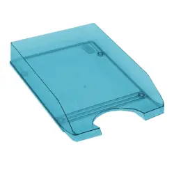 METRON ΔΙΣΚΟΣ ΓΡΑΦΕΙΟΥ ΠΛΑΣΤΙΚΟΣ FLUO ΔΙΑΦΑΝΟ ΜΠΛΕ