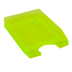 METRON ΔΙΣΚΟΣ ΓΡΑΦΕΙΟΥ ΠΛΑΣΤΙΚΟΣ FLUO ΔΙΑΦΑΝΟ ΚΙΤΡΙΝΟ