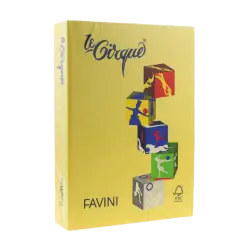 FAVINI ΧΑΡΤΙ Α4 80gsm ΚΙΤΡΙΝΟ ΦΩΤΕΙΝΟ 500 ΦΥΛΛΑ