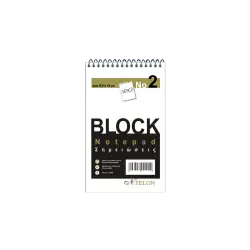 NTELON ΜΠΛΟΚ ΛΕΥΚΟ ΣΠΙΡΑΛ 50 ΦΥΛΛΑ Νο2 9.5x14cm 20 ΤΕΜΑΧΙΑ (Το προιόν πωλείται σε μεμονωμένα τεμάχια του ενός)