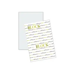NTELON ΜΠΛΟΚ 10x14cm 200 ΦΥΛΛΑ ΛΕΥΚΟ 5 ΤΕΜΑΧΙΑ (Το προιόν πωλείται σε μεμονωμένα τεμάχια του ενός)